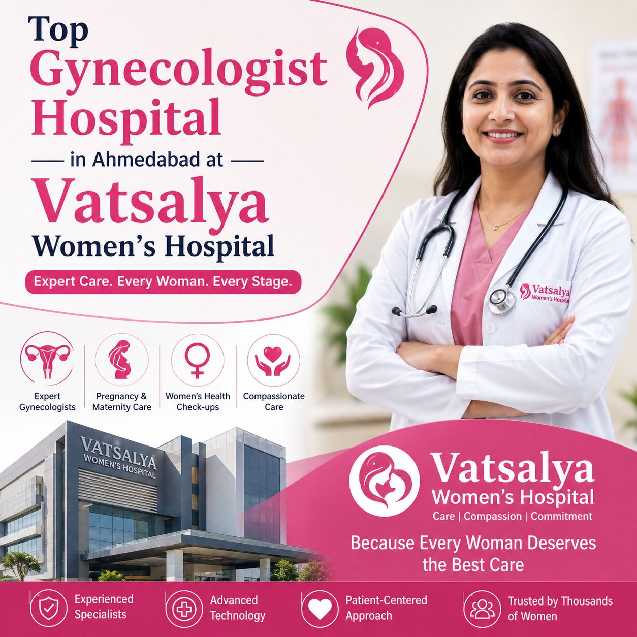 Ahmedabad, Health, Top Gynecologist Hospital In Ahmedabad At Vatsalya Women&rsquo;s Hospital