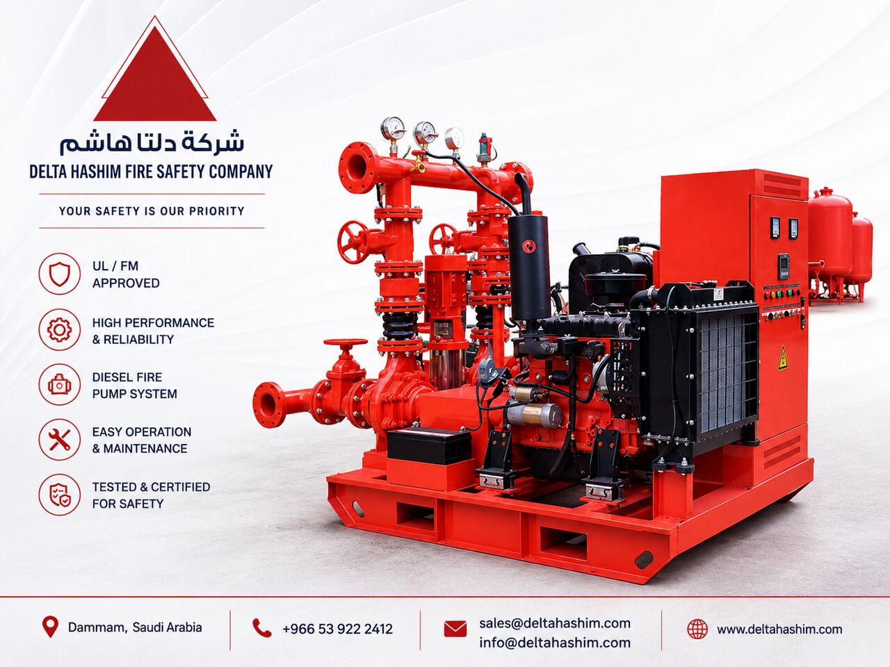 Dammam, Technical, UL / FM Fire Pump Supply, Installation & Maintenance Services In Dammam | Khobar | Jubail