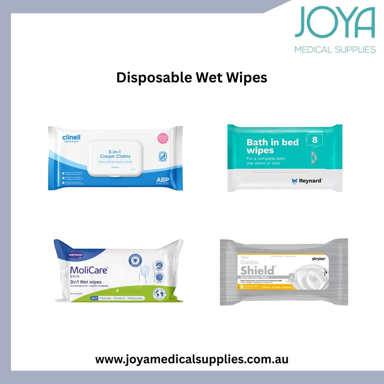 Sydney, Health & Beauty Items, Buy Disposable Wet Wipes In Australia - Joya Medical Supplies
