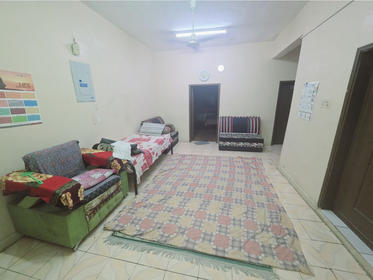 Jubail, Apartments, Flats, Houses & Villas, SAR 22000/year,  3 BR,  1600 Sq. Meter,  3BHK  Semi Furnished Family Flat ,Double Entrance 1st Floor  22000/Year