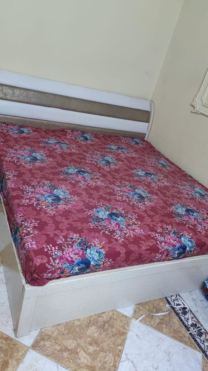 Al Aziziyah, Furniture, SAR 500,  Double Bed With Mattress - Good Condition