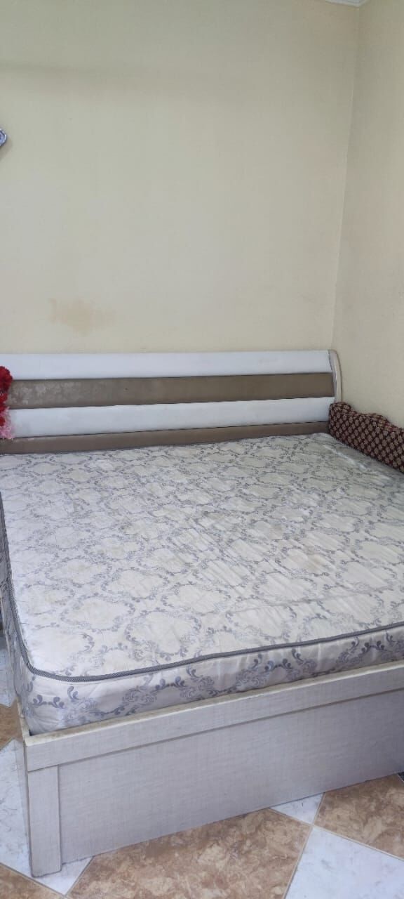 Al Aziziyah, Furniture, SAR 450,  Double Bed With Mattress - Good Condition