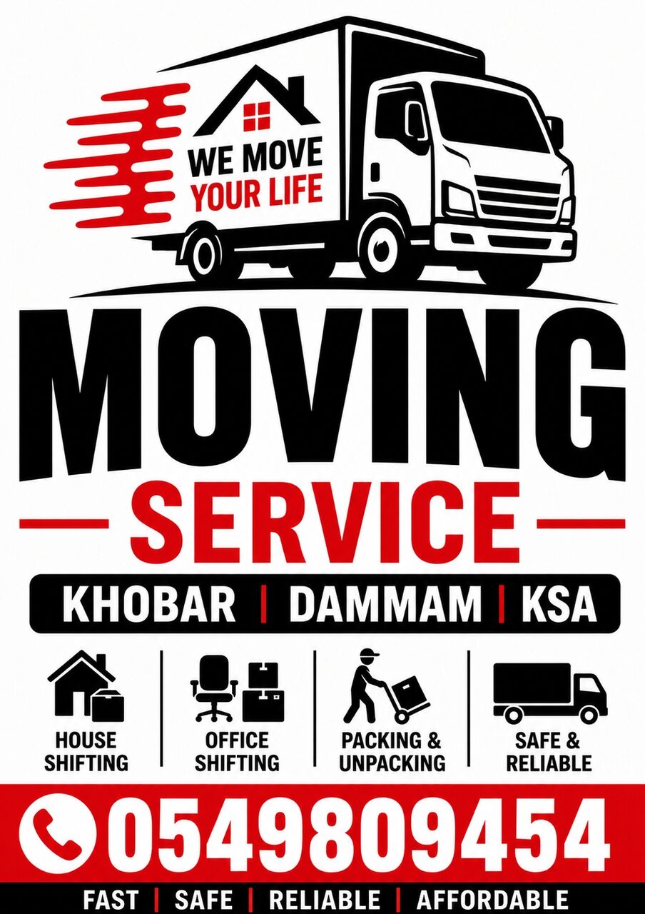 Khobar, Temp Jobs, Movers And Packers Al Khobar House Shifting Al Khobar Furniture Moving Al Khobar Packing