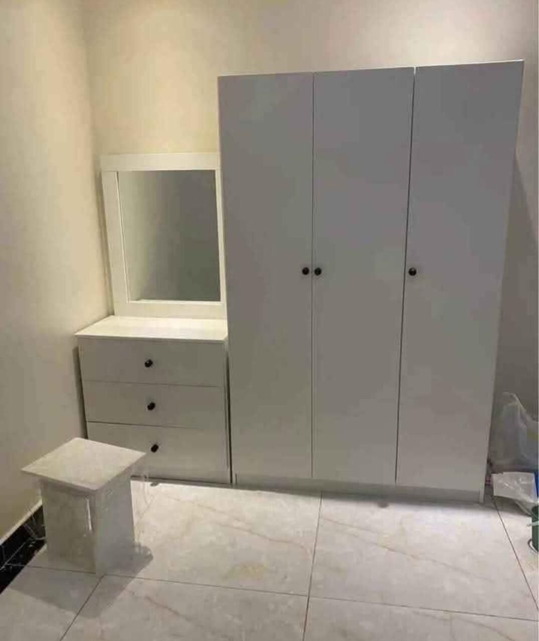 Jeddah, Furniture, SAR 1,  New High Quality 3 Door Wardrobe And Dressing Table Available In Low Price