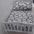 SAR 220,  Kids Bed  White Bed _ Small With Mattres  (good For Children  Age From (2 Years To 7years)