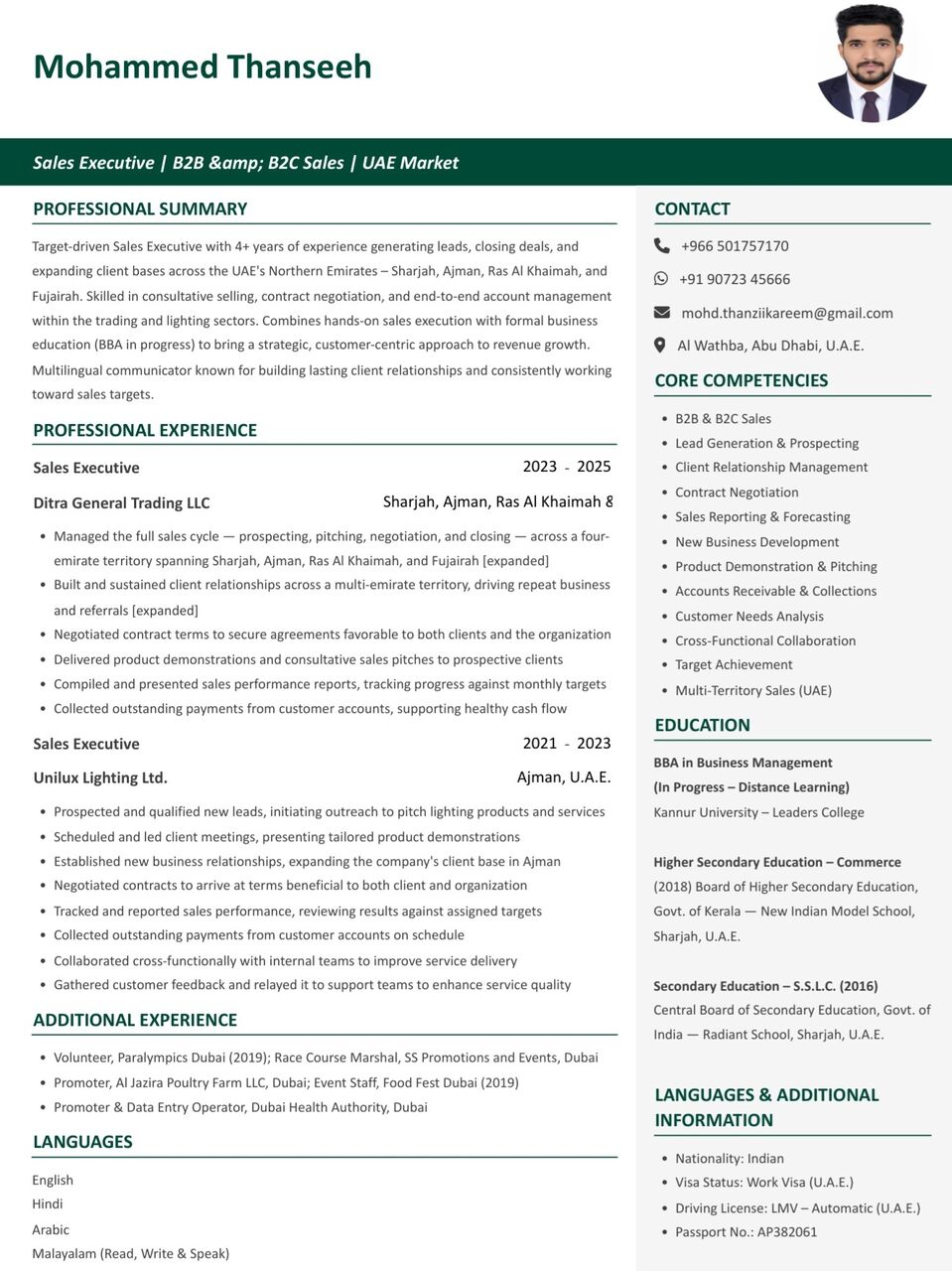 Riyadh, Job Seekers, Sales Executive