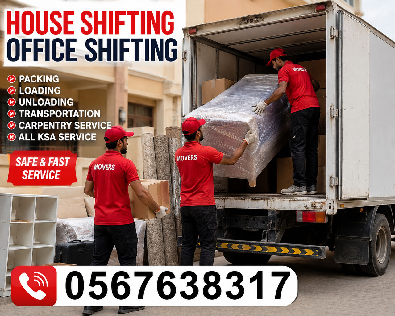 Dammam, Labor/Moving, House Shifting Truck For Rent