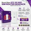 BHD 30,  Brand New STC 5G WiFi-6 SIM Router BoxPack (Ultra High Speed) 30/-BD Only Call: 36431340