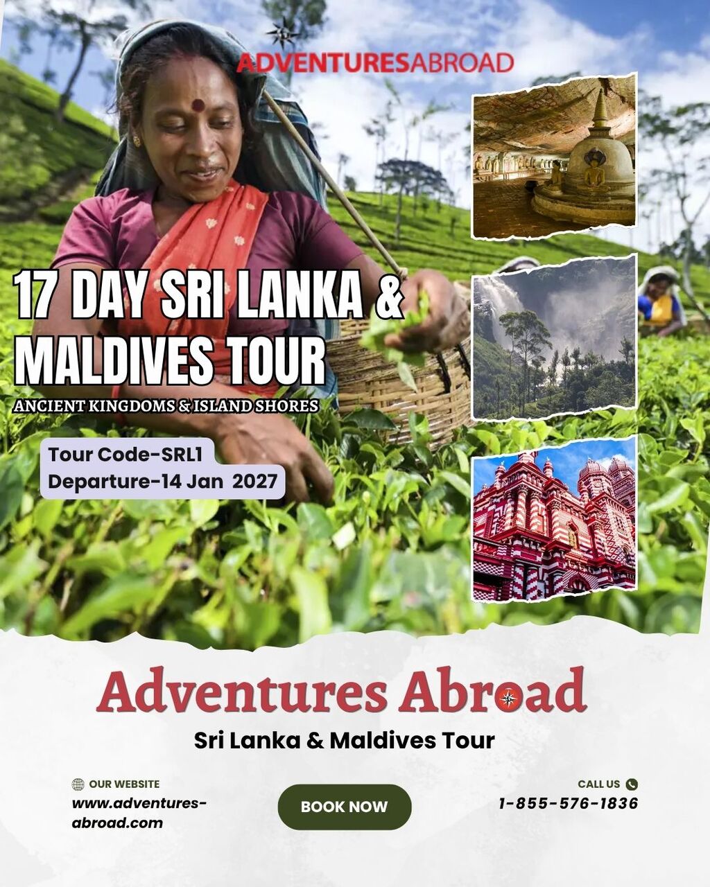 Vancouver, Travel, Sri Lanka & Maldives &mdash; 17 Days | Departs Jan 14, 2027