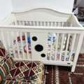 SAR 100,  Baby Crib / Wooden Cot With Mattress