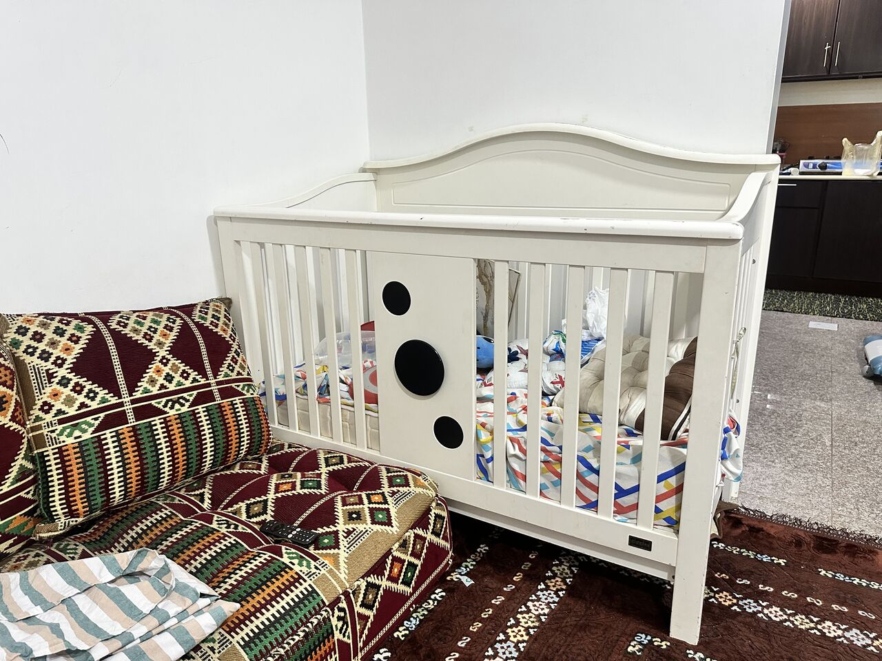 Dammam, Baby & Kid Stuff, SAR 100,  Baby Crib / Wooden Cot With Mattress
