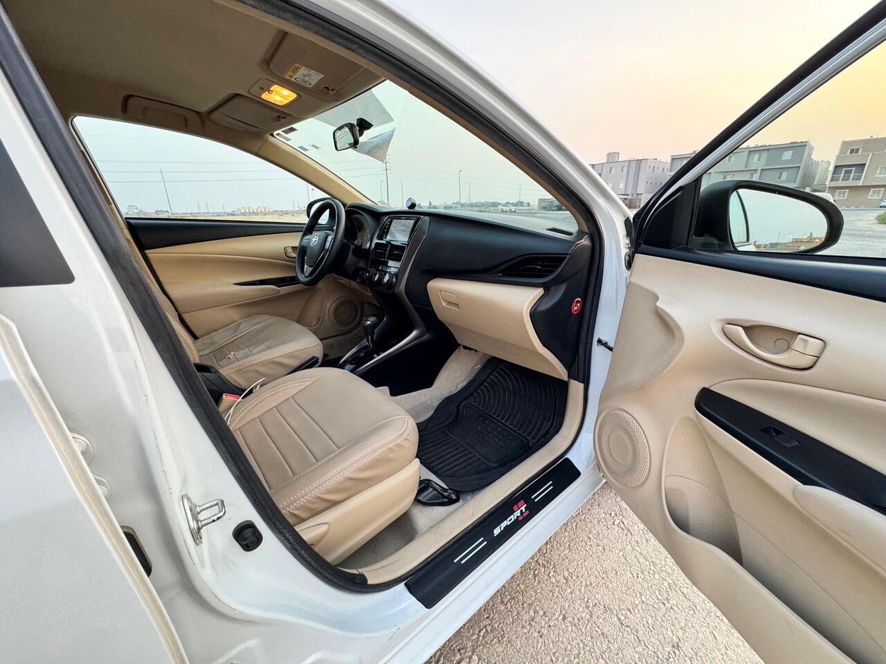 Jubail, Vehicles, Cars & Trucks , SAR 47000,  Toyota Yaris Y Plus,  2021,  Automatic,  76500 KM,  For Sale:   &ndash; White &ndash; Excellent Condition
