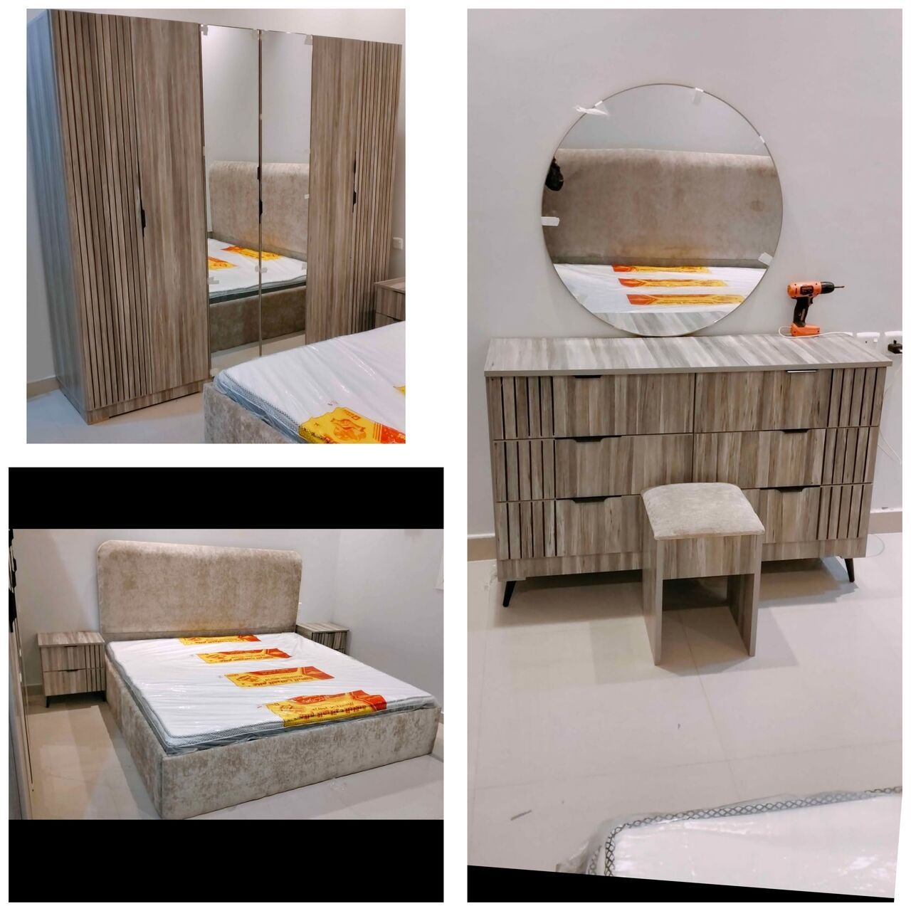 Al Rabwah, Furniture, SAR 1,  Modern And Luxury Bedroom Furniture Set