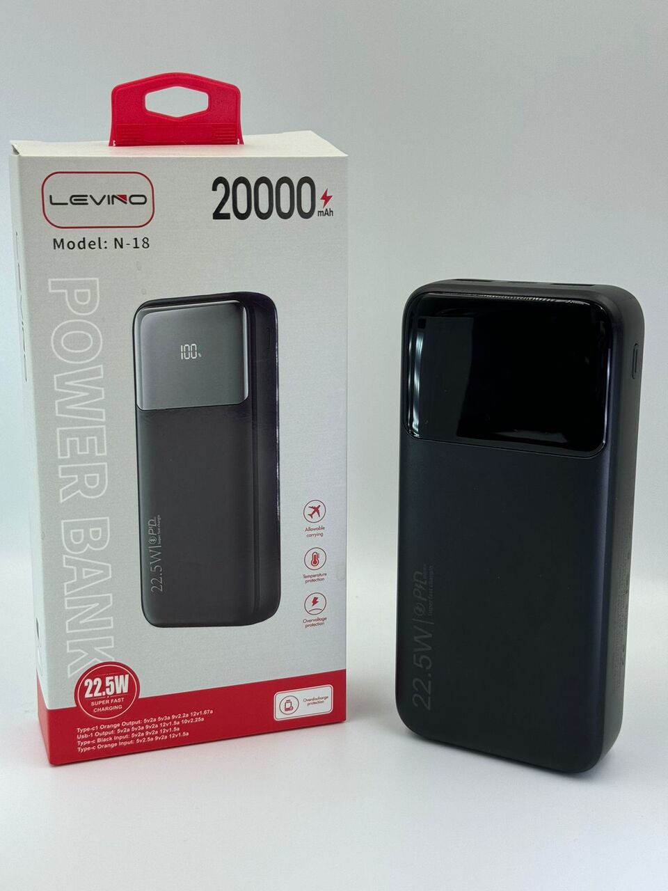 Manama, Electronics, BHD 8,  Levino N-18 20000mAh Power Bank