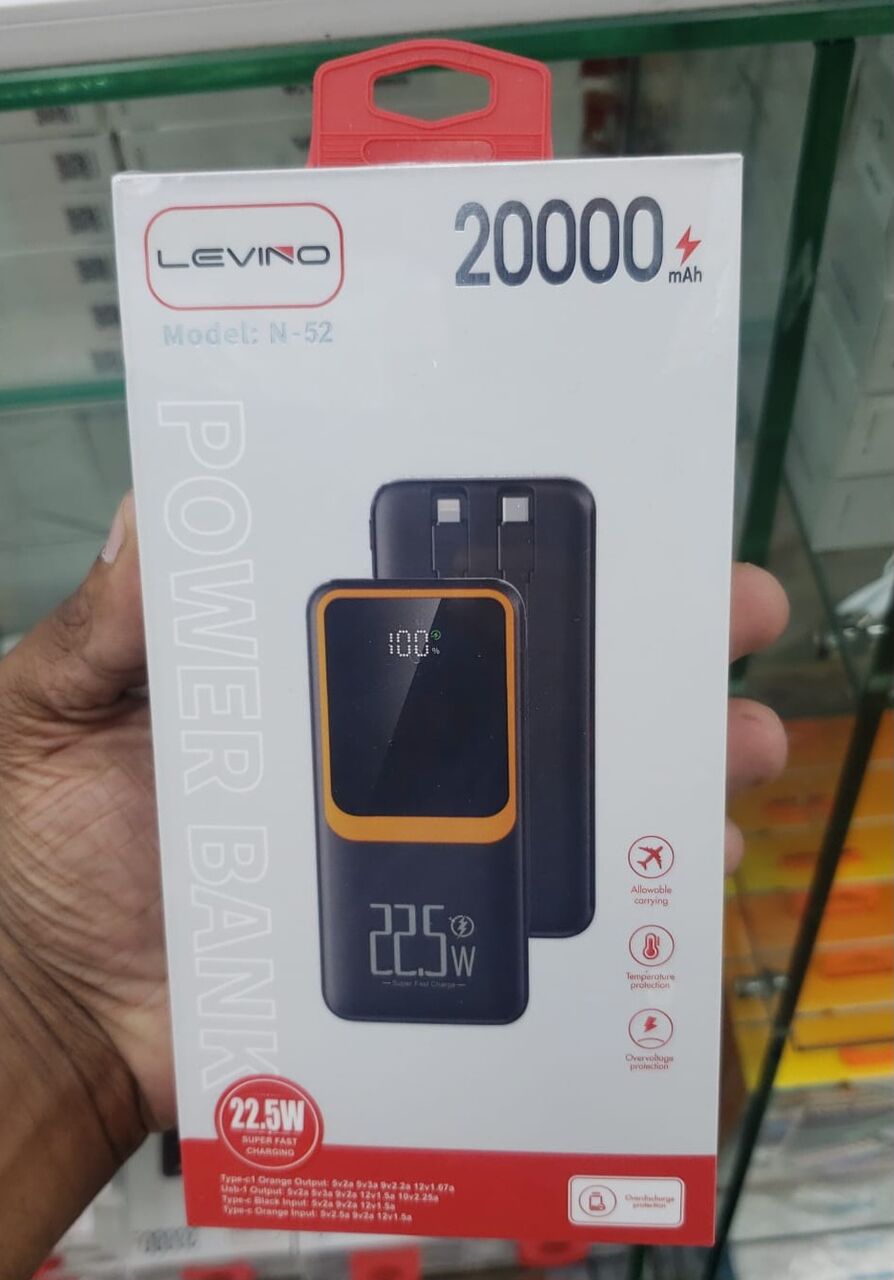 Manama, Mobile Phones, BHD 8,  Levino N-52 20000mah Power Bank