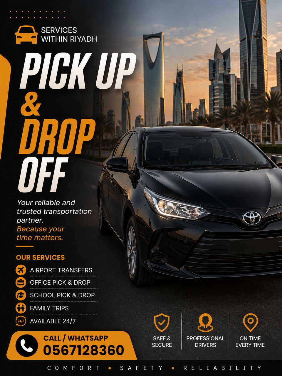 Riyadh, Pick Up & Drop Off, Pick And Drop Service