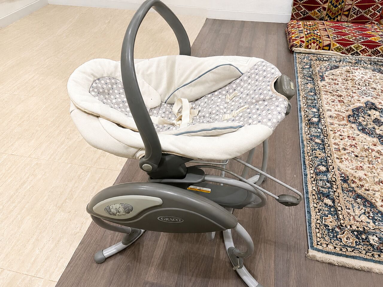 Irqah, Baby & Kid Stuff, SAR 120,  Electric Baby Swing Chair ⭐⭐⭐⭐⭐