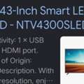 BHD 40,  Android TV For Sale
