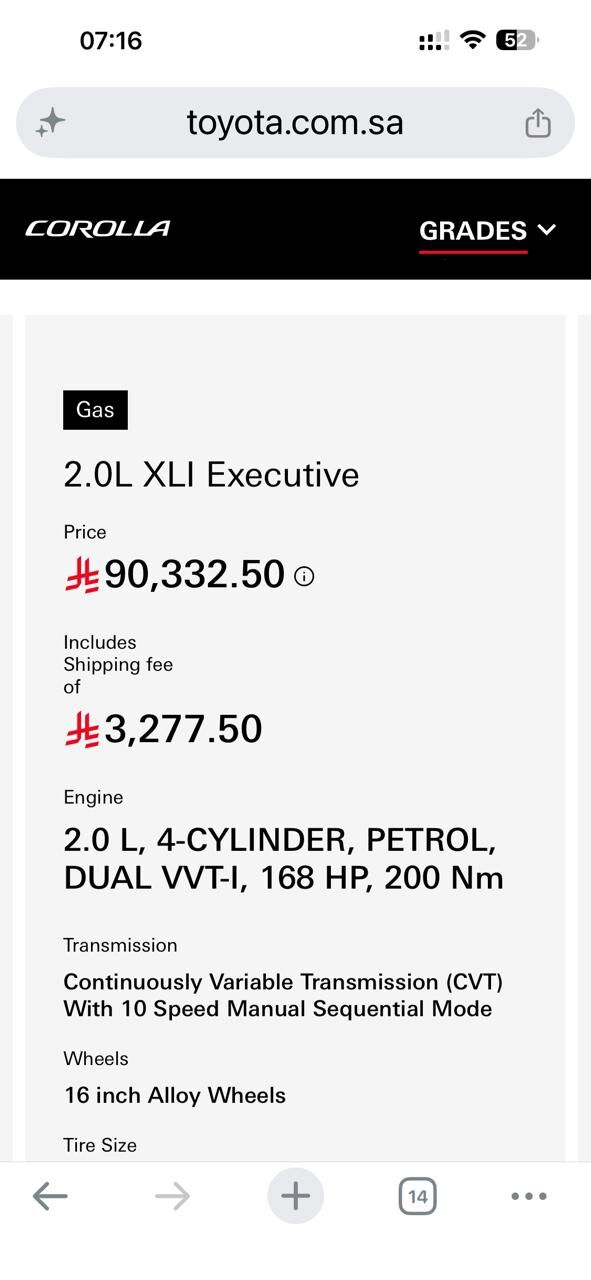 Riyadh, Vehicle Lease Transfer, SAR 130360,  Carolla Execetive 2.0