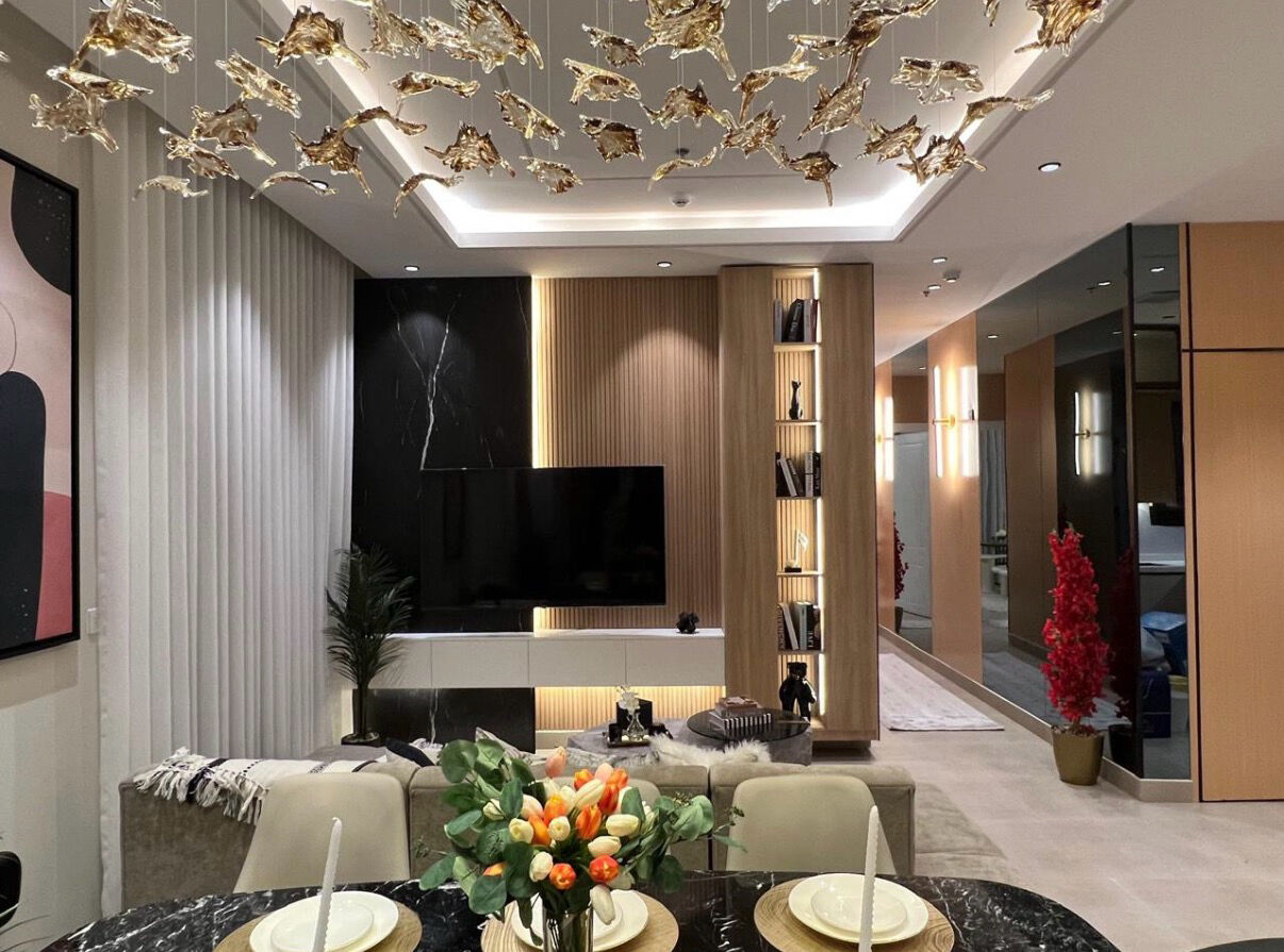 Riyadh, Apartments, Flats, Houses & Villas, SAR 120000/year,  2 BR,  Luxury Fully Furnished Ground-Floor Apartment With A Private Courtyard For Rent &ndash; Khawalid