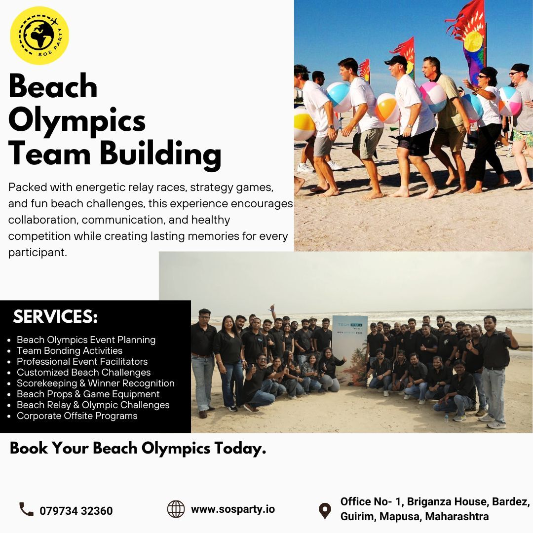 Goa, Event Planning, Team Building Activities Outdoor Beach