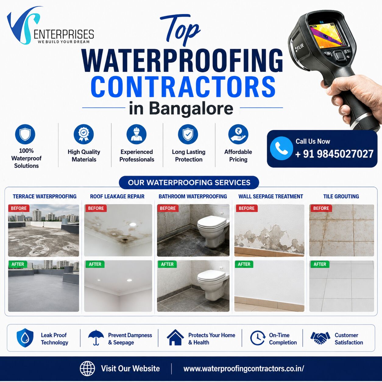 Bangalore, Construction, Top Waterproofing Contractors In Bangalore