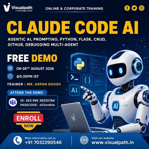 Hyderabad, Lessons Offered, Start Your AI Career With Claude Code AI Free Demo