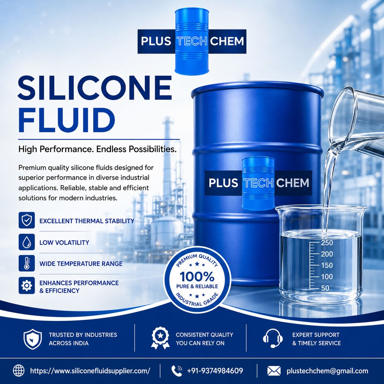 Ahmedabad, Industrial Machinery, Silicone Fluid For Textile & Personal Care