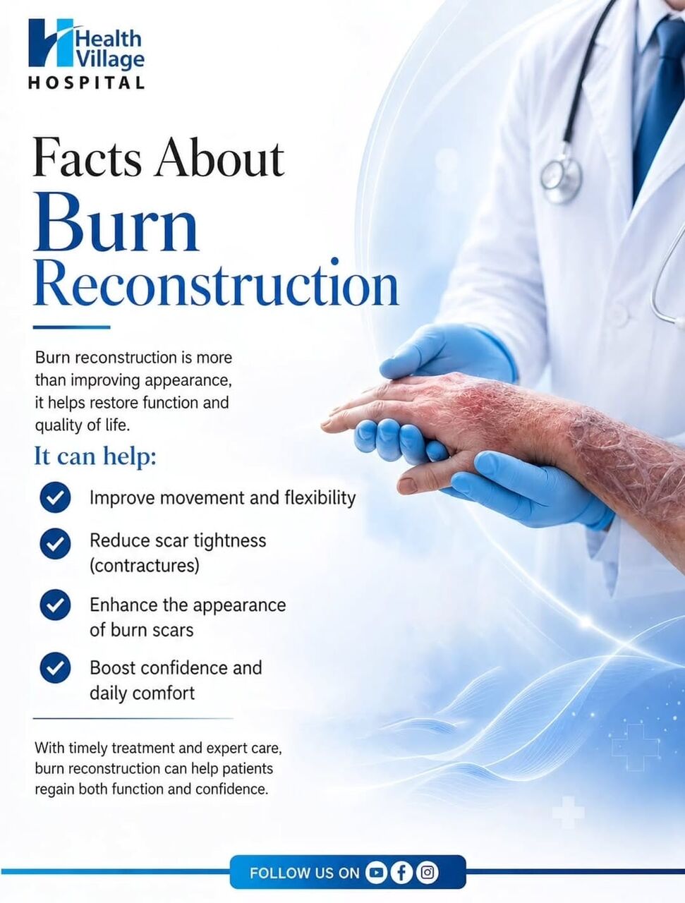 Mumbai, Health, Burn Reconstruction Surgery | Health Village Hospital.