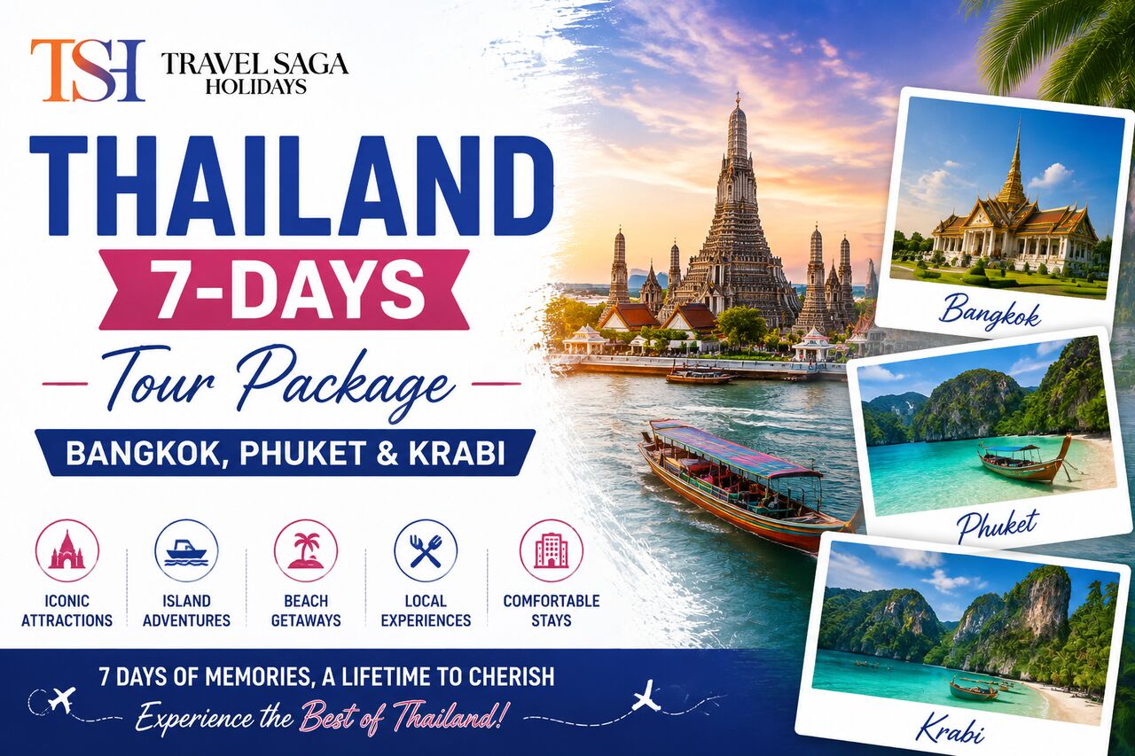 Mumbai, Travel, Thailand 7-Days Tour Package &ndash; Bangkok, Phuket & Krabi