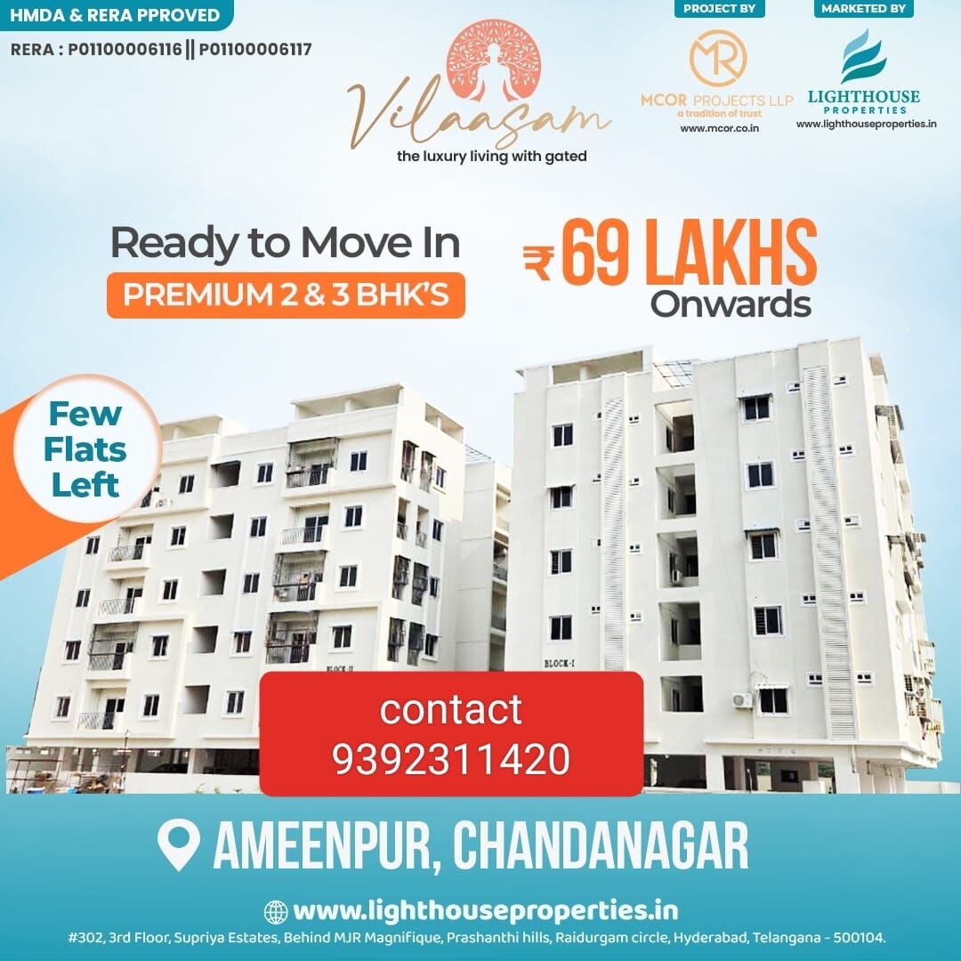 Hyderabad, Residential Plots, INR 6000,  1500 Sq. Yard,  GATED COMMINITY APARTMENTS IN AMEENPUR @ 9392311420