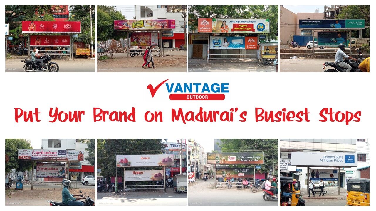 Madurai, Business, Maximize Brand Visibility With Premium Bus Shelter Ads In Madurai!