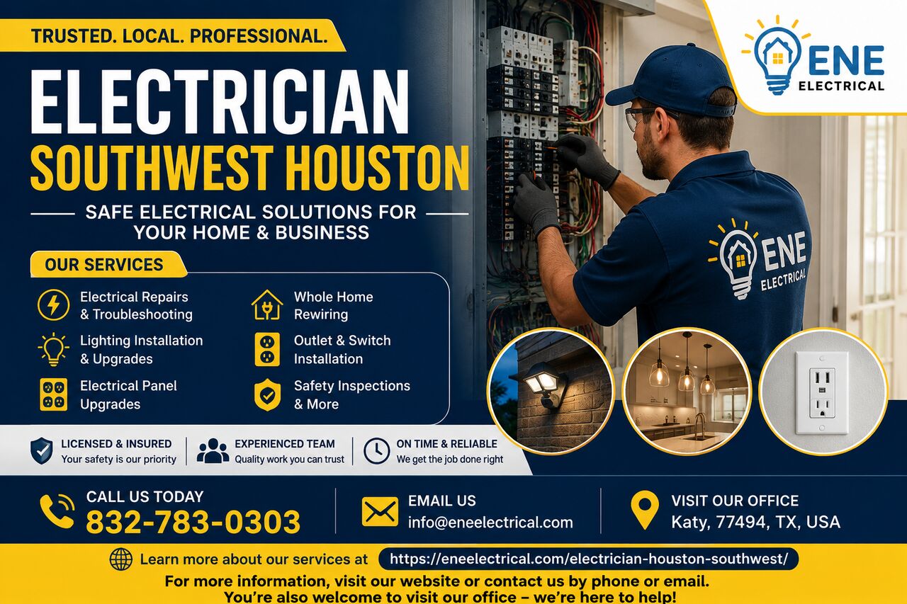 Houston, Construction, Trusted Electrician Southwest Houston | ENE Electrical