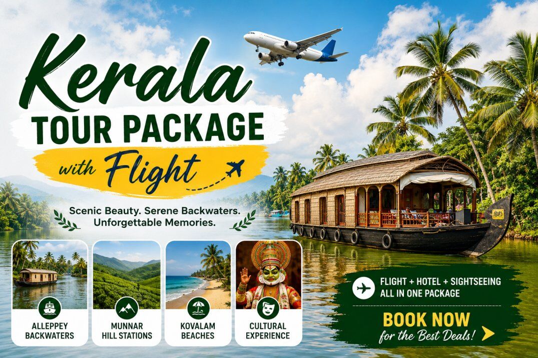 Kerala, Travel, Kerala Tour Package With Flight For Couples - Romantic Deals