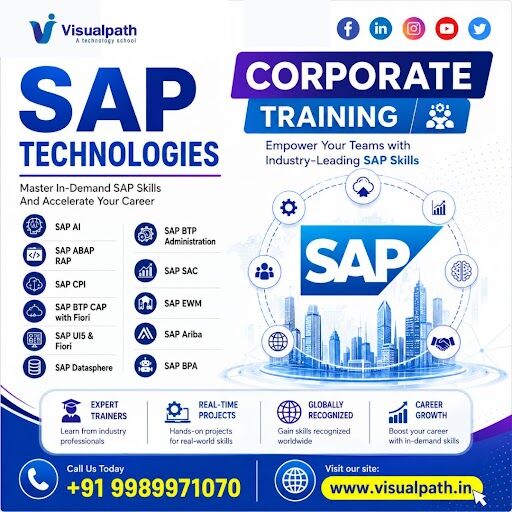 Hyderabad, Lessons Offered, Corporate Training For SAP Technologies And Career Growth