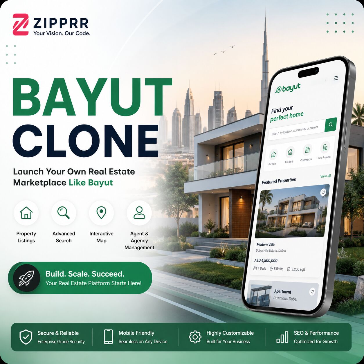 Belize City, Software, USD 490,  How Much Does A Bayut Clone Cost? Zipprr: $490