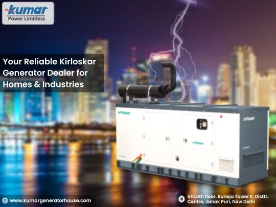 New Delhi, Industrial Machinery, Your Reliable Kirloskar Generator Dealer For Homes & Industries
