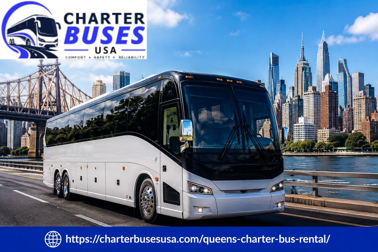 New York, Travel, Queens Charter Bus Rental For Easy Group Travel