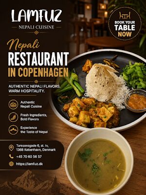 Copenhagen, Restaurants, Best Nepali Restaurant In Copenhagen