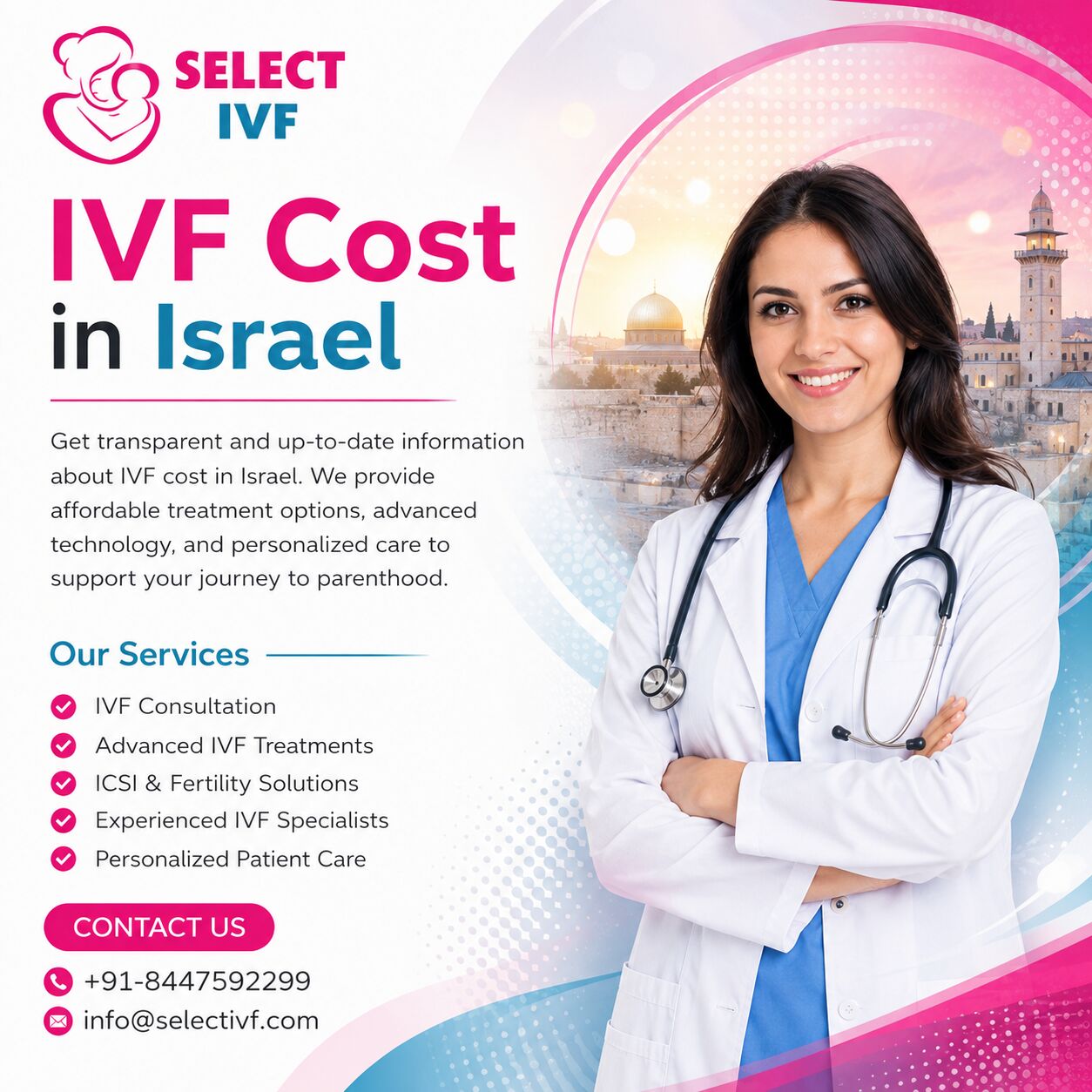 Jerusalem, Health, IVF Cost In Israel