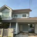 THB 55000,  60 Sq. Feet,  Single House For Rent, Burasiri Village, Panya Indra, Liap Khlong Song Road. #Near
