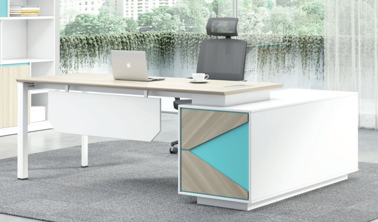 Manama, Furniture, BHD 130,  LOOK GREAT OFFICE DESK 200X180X75CM