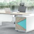 BHD 130,  LOOK GREAT OFFICE DESK 200X180X75CM