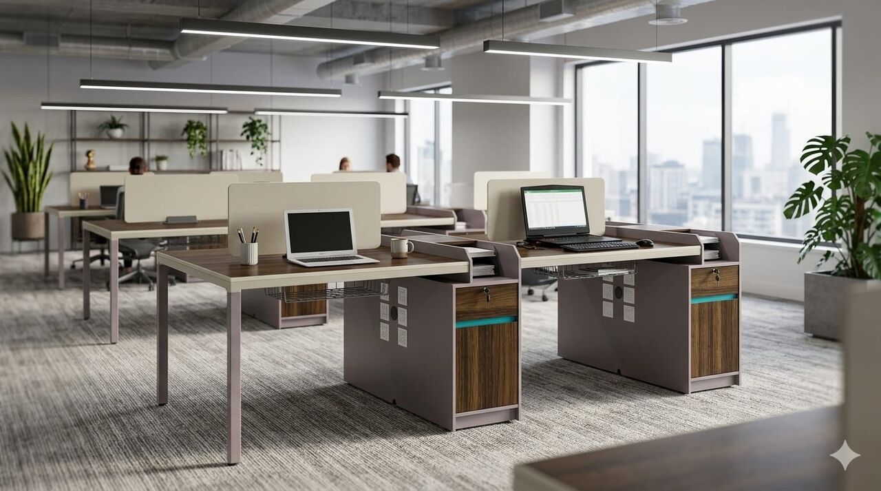 Manama, Furniture, BHD 160,  4 PERSON WORKSTATION