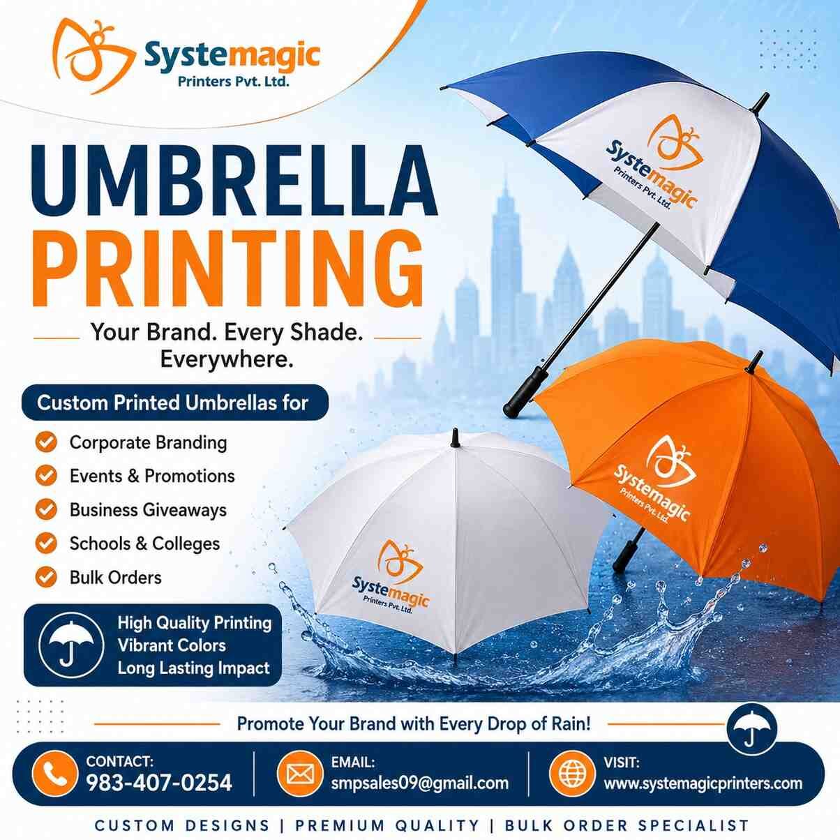 Pune, Clothing & Accessories, High-Quality Umbrella Printing For Customized Branding