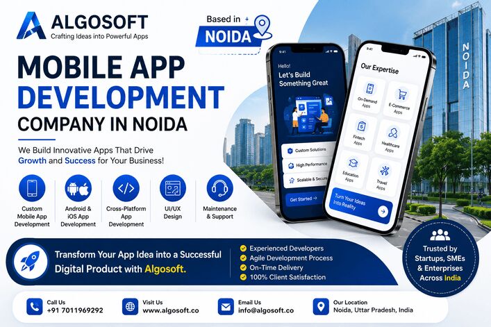 Noida, Software Development, Best Mobile App Development Company In Noida | Algosoft