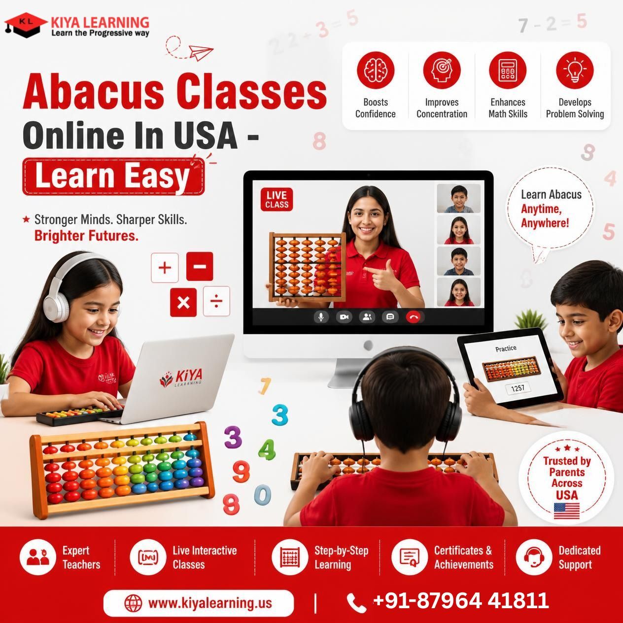 New York, Education, Abacus Classes Online In USA - Learn Easy