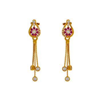 Kurnool, Businesses For Sale, Latest 4 Gram Gold Earrings Designs Online | CMR Jewellery