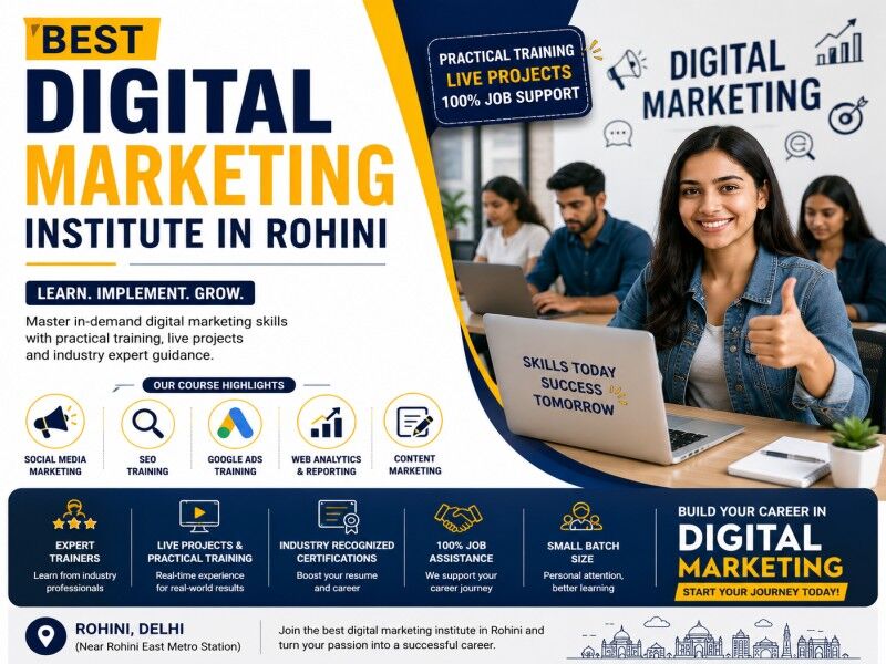 Rohini, Education, Rohini&rsquo;s Professional Digital Marketing Institute For Future-Ready Careers
