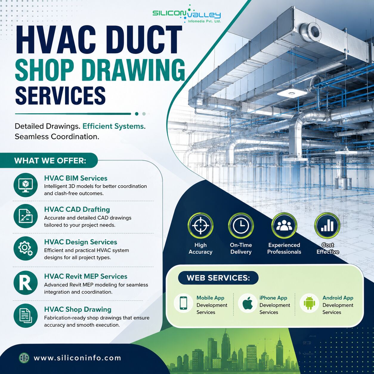 New York, Construction, Engineering Precision With HVAC Duct Shop Drawing Services In Arizona